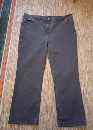 Джинсы женские черные варени большого размера david emanuel