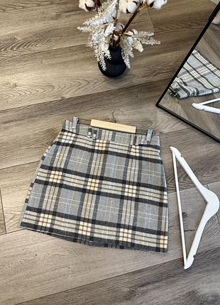 Тепла міні спідниця зимова в клитнку primark