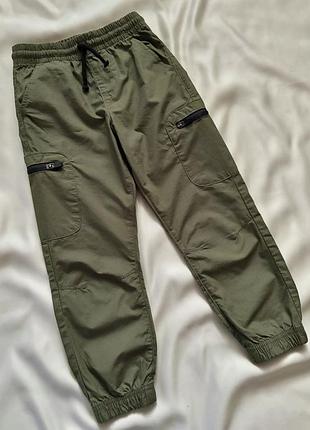 Брюки карго на шнурку