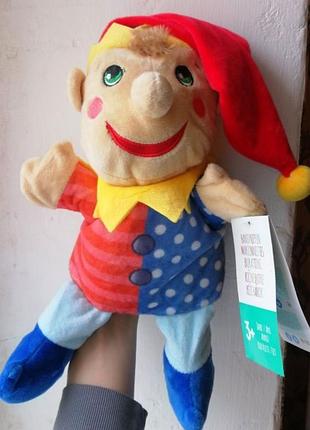 Игрушка на руку, принц или король, новинка.  размер на фото.  мягкий, на синтепоне частично.