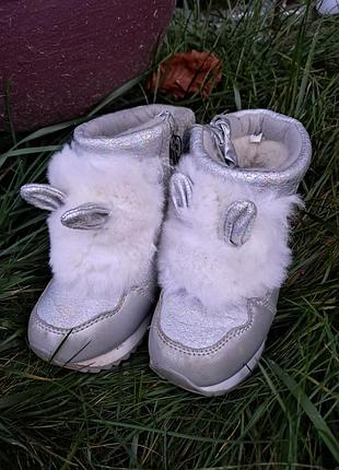 Теплые зимние сапожки