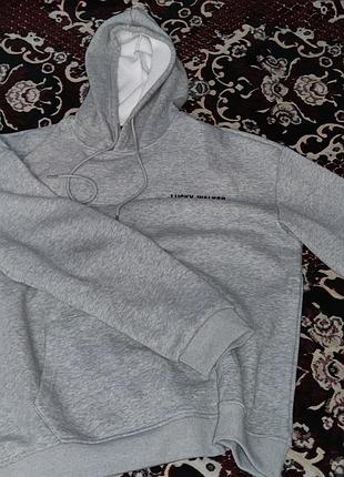 Теплое мягкое и качественное зимнее худи. есть различные размеры подберем по вашему весу и росту. доставка новой по почте в любой город украины