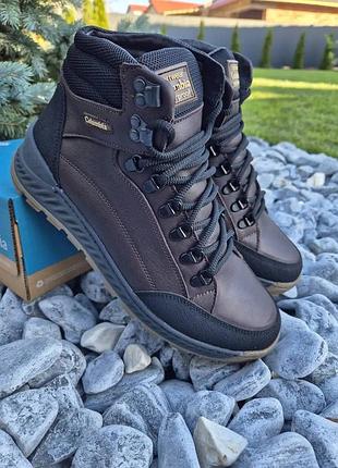 Чоловічі зимові шкіряні черевики р.40-45