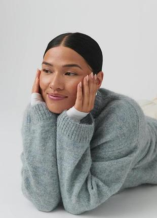 Gina tricot premium quality кофта оверсайз с содержанием шерсти р.xl