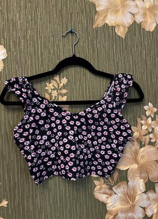 Топ з квіточкою m/l