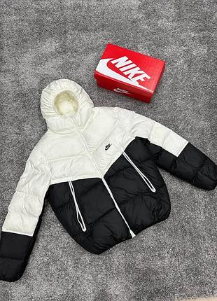 Пуховик Nike Air Max BW Ultra Bright Crimson white/black