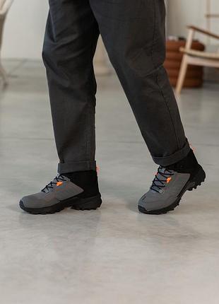 Кросівки чоловічі вологостійкі утеплені 593465 сірі