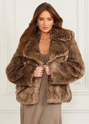 Новая шуба авто леди next из искусственного меха большого размера
