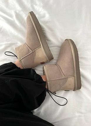 Угги угги угг угг угг gg mini cappuccino lacquer 🤍