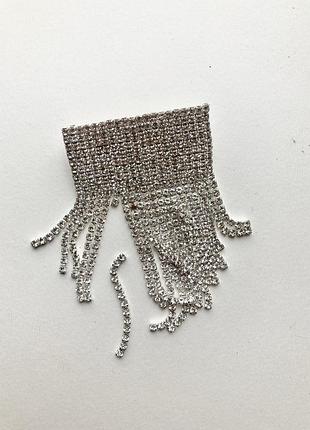 Стразова брошка сяюча