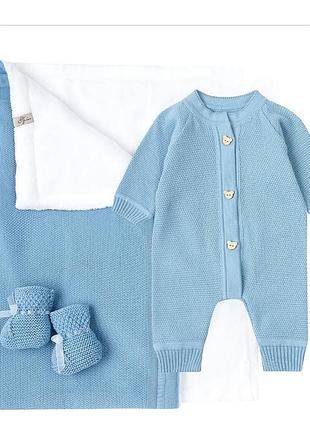 Набір для немовлят в'язаний 56-62 р