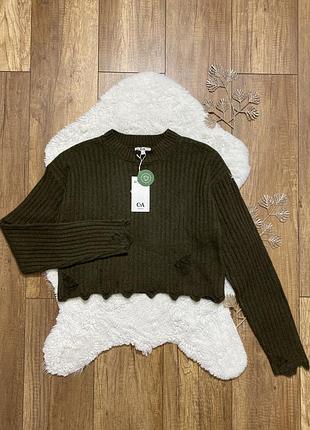 Кофта светр рваний c&a