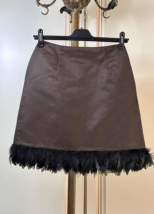 Коротка спідниця з натуральним пір ям sfera