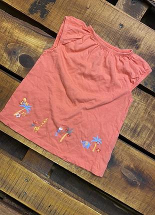 Детская хлопковая майка с принтом nutmeg (натмэг 2-3 года 92-98 см идеал оригинал разноцветная)