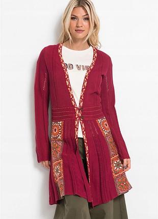 Красивый кардиган с орнаментом/ l/ brend rainbow