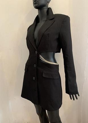 Жакет сукня зі стразами