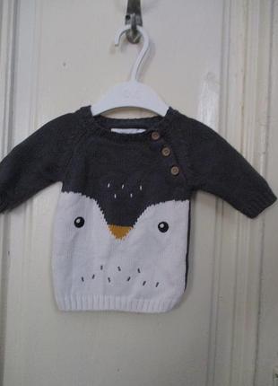 Кофта новогодняя.0-1 мес