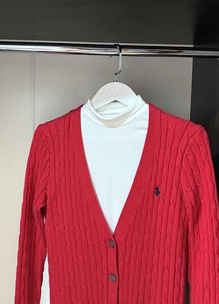 Оригінальний кардиган в косу polo ralph lauren