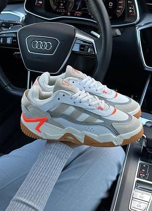 ‼️розпродаж‼️жіночі кросівки adidas originals niteball 2 white beige orange