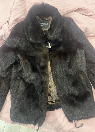 Шуба норка натуральна saga furs