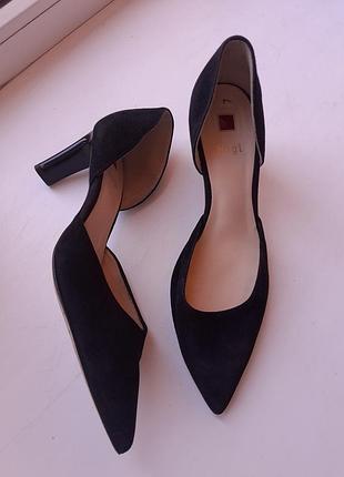 Туфли 37р замша hogl