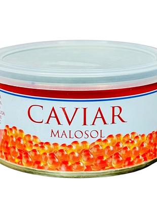 Икра красная горбуши (имитация) "alaska" malosol 140 грамм (ключ+крышка).