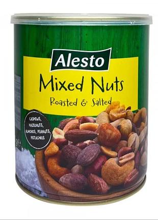 Микс орехов с солью alesto ж/б 340г