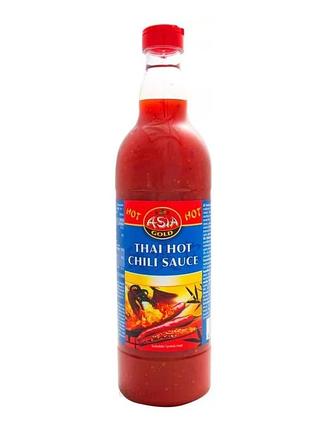 Соус чилі гострий asia gold thai hot chili sauce 700 мл.