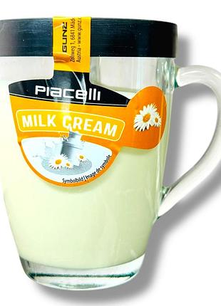 Шоколадна паста біла piacelli milk cream 300 грамів (чашка)