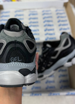 Gel nyc black silver 36-35 9