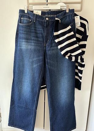Джинси wide leg фірми h&m