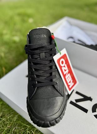 Оригінальні ботінки kenzo з хутром всередені