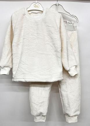 Піжама тепла махрова дитяча для дівчинки