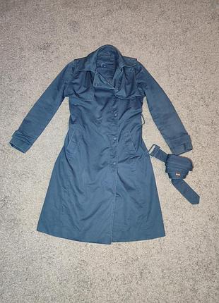 Стильный женский плащ-тренч lacoste, размер 38 (m)