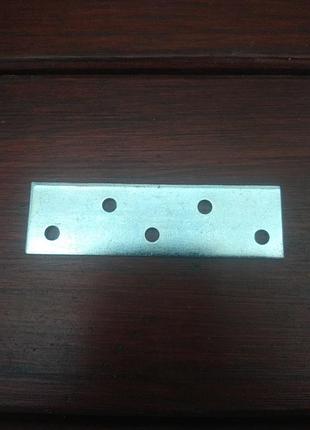 Пластина крепежная 90х25х2 мм монтажная стальная для соединения