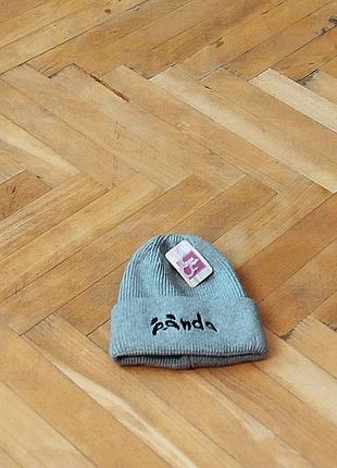 Шапка детская, шапка подростковая, шапка панда