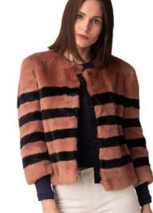 Коротенька плюшева шубка