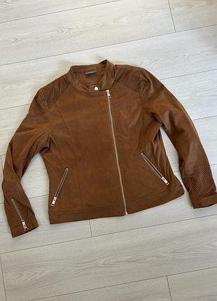 Куртка під штучну замшу