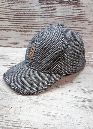 Кепка мужская утепленная зимняя с ушками серая