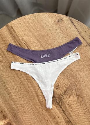 Набір трусиків танга , розмір xs, ціна за все