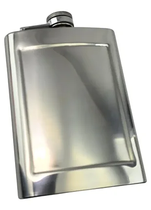 Фляга з нержавіючої сталі (220 мл.) (13,5 х9, 5х2, 5 см)