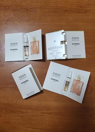 Пробник парфюма chanel 2 мл coco mademoiselle
