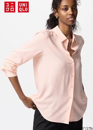 Блузка из вискозы uniqlo