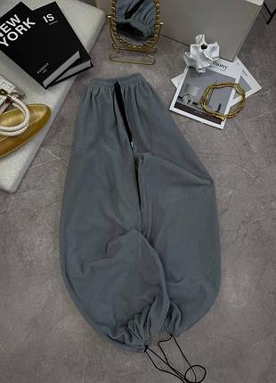 Штани джогери фліс на затяжках