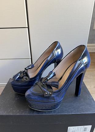 Елегантні сині туфлі giorgio fabiani