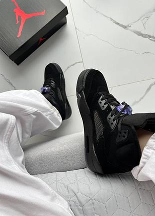 Кроссовки мужские jordan 5 black dark blue gum