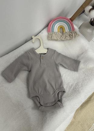 Классный нюдовый боди с рукавом george, боди