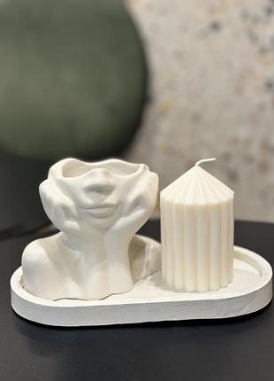 Свічки з соєвого воску ручної роботи