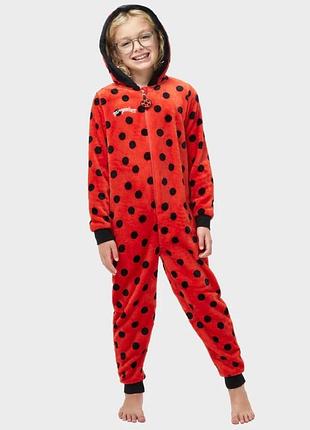 Ромпер, кигуруми, пижама махровая ladybag 7 лет