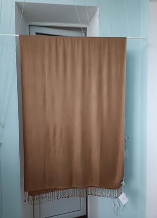 Новый палантин светло-коричневого цвета jupi pashmina